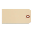 Merangue Shipping Tags, 4 3/4" x 2 3/8", 1000 Pack-Manilla shipping tags with reinforced hole for strength and durability.