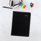 AT-A-GLANCE 2027 Monthly Planner - 8-3/4" H x 6-7/8" W - Black - Bilingual-Simulated leather cover in black