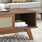Modway Soma Coffee Table - Walnut-MDF and Particleboard