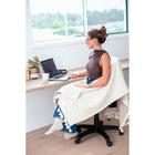 Warmür The Original Office Chair Blanket - One Size - Beige-Breathable back panel supports airflow during longer work sessions.
