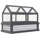 Outsunny Wooden Cold Frame Greenhouse- The greenhouse can be used alone or in combination to meet your different needs
 