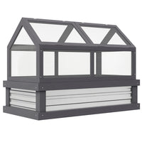 Outsunny Wooden Cold Frame Greenhouse- The greenhouse can be used alone or in combination to meet your different needs
 