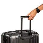 Air Canada Tokyo 24" Hardside Check-In Spinner Luggage  - Black-Fully lined interior includes a zippered divider, compression straps, and a zippered mesh pocket