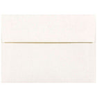 JAM Paper A6 Parchment Invitation Envelopes - 4.75" x 6.5" - White Recycled - 50 Pack-Colour: White, Envelopes feature a marbled parchment finish for an elegant touch