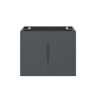 Modway Vitality 24" Bathroom Vanity Cabinet - Grey-Modern Bathroom Vanity