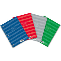 1-Subject Notebook - 10-1/2" H x 8" W - 200 Pages - Assorted Colour-1 Subject Notebook: Ideal for individual classes, projects, or meeting notes, helping keep subjects organized and easy to manage. 