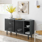 Modway Kurtis 59" Sideboard - Charcoal-MDF and Particleboard