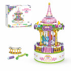 Contixo Carousel Building Block Set with Music Box - 488 Pieces-Endless Adventure Awaits: This fantasy carousel kit is bursting with a whopping 488 pieces, this set is a gateway to limitless adventures in creativity and construction. With each block a canvas for imagination, prepare for a playtime like no other!