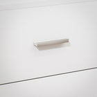 HOMCOM Bedside Table with 2 Drawers - White-Maximum load 30 of kg