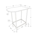 Monarch Specialties 2325 Home Bar - 24"X 36"/Grey Marble/Charcoal Metal-Complete your home bar collection with a set of stools (sold separately)