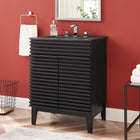 Modway Render 24" Bathroom Vanity - Black-Dual Soft-Close Doors