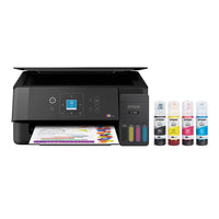 Epson EcoTank ET-2900 Wireless All-in-One Colour Supertank Printer - Black-Epson EcoTank includes enough ink to last up to 3 years. And if you run low, you’ll save up to 90% with replacement ink bottles vs. ink cartridges