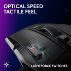 Logitech G502 X LIGHTSPEED Wireless Gaming Mouse - Black-Powerplay compatible: G502 X LIGHTSPEED computer mouse stays charged, at rest and at play, with our unique wireless charging solution (sold separately)