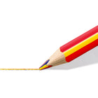 Staedtler Norica Jumbo Triangle HB Pencils - 5 Pack-1 large diameter 4mm tri colour jumbo colour pencil