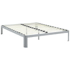 Modway Corinne Queen Bed Frame - Grey-Modern Platform Bed Frame