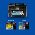 Epson T127 Ink Cartridge - Extra High Capacity - Black-Compatible with: NX530, NX625, WF-60, WF-545, WF-630, WF-633, WF-635, WF-645, WF-840, WF-845, WF-3520, WF-3540, WF-7010, WF-7510, WF-7520