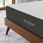 Modway Aveline 10" California King Mattress-Stretch Knit Zipper Removable Cover