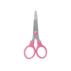 Hilroy Extra Comfort School 5" Scissors - Blunt Tip - Pink-High-quality material: Crafted from premium, durable stainless steel, these blades ensure smooth and safe cutting action, making every snip effortless and precise