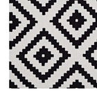 Modway Alika Abstract Diamond Trellis Area Rug - 5 ft W x 8 ft L - Black/White-100% Polyester Microfiber