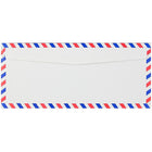 JAM Paper Airmail #10 Envelopes, 4 1/8 x 9.5, 500 Pack (A35532H)-White airmail paper envelope