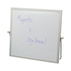 Flipside Magnetic Flip Easel - 12" x 12"-Magnetic dry erase surface on both sides