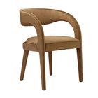 Modway Pinnacle Performance Velvet Dining Chair - Brown - 2 Pack-Weight Capacity: 330 lbs.