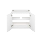 Modway Bryn 30" Wall-Mount Bathroom Vanity - White-Particleboard and Melamine Construction
