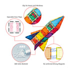 Picasso Tiles Rocket Set Magnetic Building Blocks - 36-Piece Set-You can occupy your child with hours of fun and help them learn at the same time by promoting their brain development while encouraging creativity