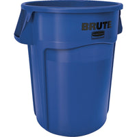 Brute Identity 44 Gallon Container - Blue-Brute container, Vented