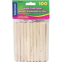 Selectum Wood Craft Stick - 100 Pack-Wood Craft Stick