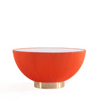 Manhattan Comfort Anderson Modern 28.15" Coffee Table and 18.43" End Table - Orange - Set of 2-30 Day Limited Manufacturer's Warranty