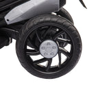 Qaba 6V Kids Electric 3-Wheel Motorcycle with Music and Headlights - Red-Three wide tyres for balance and safety 