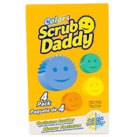 Scrub Daddy - Colours - 4 Pack-Includes four original Scrub Daddy cleaning scrubbers