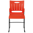 Flash Furniture HERCULES Series Sled Base Stack Chair with Air-Vent Back - Orange-Multipurpose Stack Chair