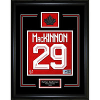 Frameworth Nathan MacKinnon Jersey Number Hockey Canada 2026 - Framed Print - 16" x 20"-Officially licensed Hockey Canada 2026 jersey number print featuring Nathan MacKinnon