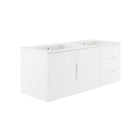 Modway Vitality 48" Double Sink Bathroom Vanity - White-Modern Bathroom Vanity