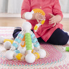 Guidecraft Grippies Shake - Build and Curve - Set of 70-Encourage magnetic exploration, sensory stimulation, engineering and organic construction