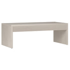 Hudson&Canal Lawrence 48"W Rectangular Coffee Table - Alder White-A modern contemporary design for your living room, den, and more
