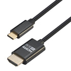 Staples Tech USB-C To HDMI 2.0 Cable - 6 ft-Gold Plated Contacts: Features gold-plated contacts for enhanced signal clarity and durability