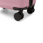 Bugatti Monaco 21.5" Hardside Carry-on Luggage - Vegan Leather Trim -  Pink-7