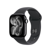Apple Watch Series 11 - 42 mm - GPS - Jet Black Aluminium Case with Black Sport Band - M/L-Sleep score provides an easy way to help track and understand the quality of your sleep, so you can make it more restorative