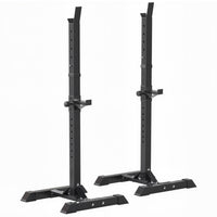 Soozier Adjustable Stable Power Squat Stand Black-Two stands in a set 