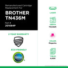 CIG Brother TN436M Remanufactured Toner Cartridge - Extra High Yield - Magenta-6500