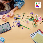 LEGO Botanicals Olivia Rodrigo's Flower Bouquet-Access digital instructions and track progress in the LEGO Builder app