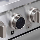 Kucht 36" KXP Series Dual Fuel Range Propane Gas - Stainless Steel-6 burner gas range includes one 20,000 BTU dual burner with simmer, one 15,000 BTU burner, one 12,000 BTU burner, two 9,000 BTU burners and one 6,000 BTU