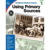 eBook: Carson Dellosa 104859-EB Using Primary Sources - Grade 1-You will receive two emails: one confirming your entire order, and one with a "Download Software" buttonYou can download immediately or return to your email to download later