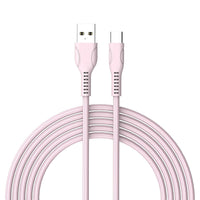 Basic Tech 3ft Type-C Cable - Pink-Sleek & Tangle Free