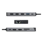 ALOGIC DV3 Universal Triple Display Docking Station-More Displays _ Less Toggling. The DV3 USB-C dock for laptop or desktop computers supports full HD displays (@60Hz)* on up to 3 monitors at once. With all that screen space, you can have the perfect setup for multitasking all your documents, spreadsheets, research tabs, emails, chats - and still fit in a cheeky Instagram window.