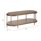Zuo Niju Coffee Table - Brown-6