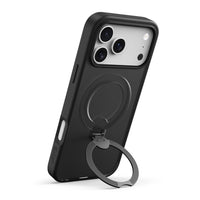 AXS PROShield Stand MagSafe Compatible Phone Case for Apple iPhone 17 Pro Max - Black-360° rotating stand for portrait or landscape viewing 